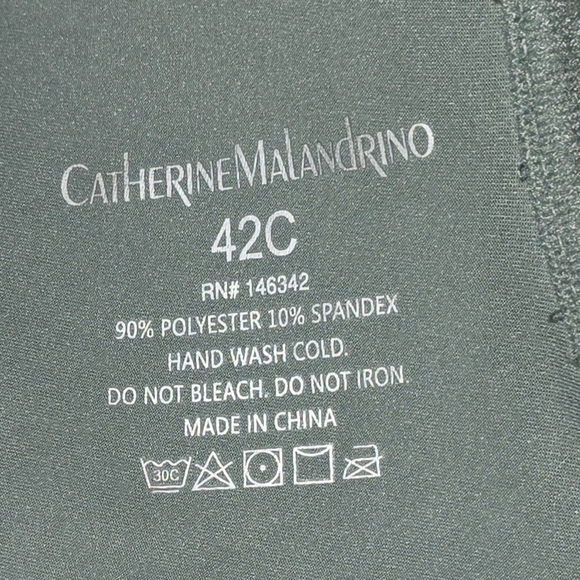 Catherine malandrino pushup bra 42C with roses design new RN# 146342 - Picture 6 of 6